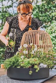 Schnelles Sommer Diy Outdoor Pflanzschale Mit Sukkulenten Pflanzschale Sommer Diy Sommer Dekoration