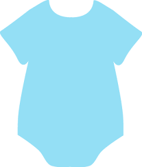 Blue Onesie Clip Art Blue Onesie Image Baby Shower Crafts Baby Onesie Template Invitaciones Baby Shower