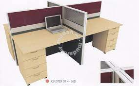 Our fabric office partition is an all time classic. Office Table Workstation Partition For 4 Pax Professional Business Equipment For Sale In Klang Selangor Mudah My