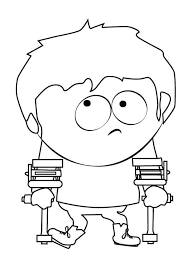 South park is an american animated television series created by trey parker and matt stone. Jimmy Valmer From South Park Coloring Page Free Printable Coloring Pages For Kids