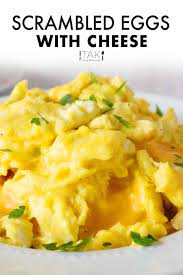 Scrambled Eggs With Cheese Recipe Scrambled Eggs With Cheese Scrambled Eggs Recipe Best Scrambled Eggs
