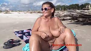 Huge saggy tits on the beach | xHamster
