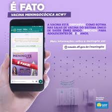 A previsão é vacinar cerca de 20 mil pessoas dessa. Banner Sobre Vacina Da Meningite Que Circula Nas Redes Sociais E Fake