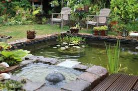 Terrassenteich Anlegen So Geht S Terrassenteich Wasserspiel Garten Garten