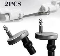 2x Toilet Seat Top Fix Hinge Stainless Steel Hinges Soft Close Connector  Release Quick Fitting Replacement Screw Pin Hardware - AliExpress