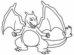 Its attack emits fiery breath that can melt . Charizard Pokemon Coloring Page Coloring Pages 4 U