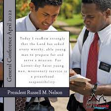 Every worthy and able young man should prepare for and serve a mission |  Spiritual Crusade