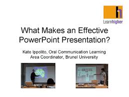 Effective Powerpoint Presentations Accessible Printable Version
