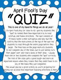 Here are the facts and trivia that people are buzzing about. April Fools Day Quiz Worksheets Teaching Resources Tpt