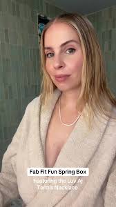 Unboxing the new @FabFitFun Spring Box featuring the Luv Aj x @alyssalynch  Tennis Necklace ✨#fabfitfun #fabfitfunbox #tennisnecklace