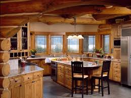kitchen design ideas for log homes