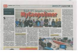 Universiti malaysia perlis (unimap) dahulunya dikenali sebagai kolej universiti kejuruteraan utara malaysia (kukum) diluluskan sebagai sebuah uniciti alam : Tujuh Ipt Bergabung Tubuh Mygeopolimer Universiti Putra Malaysia