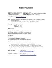 He was elected a titular member of the romanian academy in 1949. Math 2565 Syllabus Pdf Math 2565 3 0 2017 Summer S1 Introduction To Applied Statistics Instructor Emanoil Theodorescu Phone 736 2100 Ext 66084 E Mail Course Hero