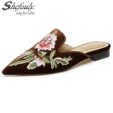That is why gemini has made it its main task to offer its customers the highest level of comfort. 2017 Shefouly Echtem Leder Frauen Wohnungen Sandalen Mules Schuhe Weiblichen Sommer Stil Hausschuhe Dame Sandalen Vintage Schuhe Womans Slippers Lady Slipper Shoesleather Slippers Women Aliexpress
