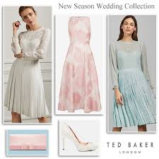 Ted Baker Occasionwear Dresses Ss19 Wedding Outfits In Pink Blue Ivory Mother Of The Bride Outfit Occasion Wear Dresses Bride Clothes
