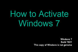 As long as we are using our genuine product key, the windows installation will. How To Activate Windows 7 For Free In 2019