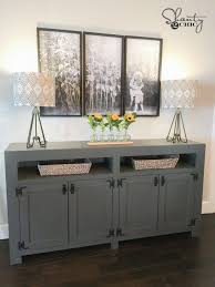 Diy Modern Farmhouse Media Console Table Media Console Table Modern Farmhouse Diy Diy Console Table