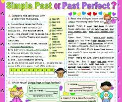 2 menit memahami perbedaan simple past tense dan present perfect tense. Past Perfect Busyteacher Free Printable Worksheets For Busy English Teachers