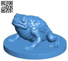 Toad B004478 File Stl Free Download 3d Model For Cnc And 3d Printer Download Free Stl Files In 2020 3d Models For Printing Stl 3d Printing