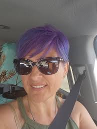 Vivid hair color touch-up frequency for shaved back