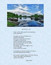 Mysteries Yes By Mary Oliver Mary Oliver Poems Mary Oliver Poem A Day