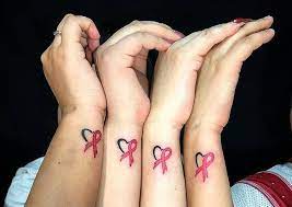 Wrist Pink Ribbon Breast Cancer Tattoos Novocom Top