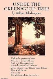 Under The Greenwood Tree Greenwood Art Prints William Shakespeare
