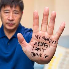 We will never call, text or email you asking for your complete online  password, PIN number or grid card details. Fraudsters are clever and  they'll try anything to get your information. Don't