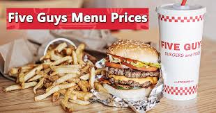 See the five guys menu online and build your perfect burger. Five Guys Menu Prices Hot Dogs Burgers Fries Other Specials