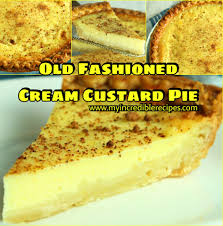 Can you freeze old fashioned custard pie? Old Fashioned Cream Custard Pie Recipes Crafts Laughs Facebook