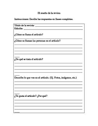 Article And Advertisement Review Template Templates Teachers Pay Teachers Advertising