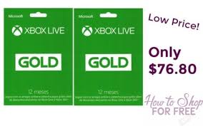 2 Pack Xbox Live 12 Month Gold Card For Xbox One Only 76 80 How To Shop For Free With Kathy Spencer