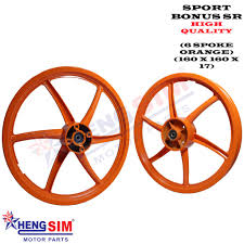New and second/used sym bonus 110 sr for sale in the philippines 2021. Sport Bonus Sr Sport Rim 6 Spoke 160 X 160 X 17 Sym Shopee Malaysia