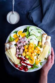 Ham and turkey are the traditional meat options and american or swiss are the customary cheeses. Chef Salad The Cozy Cook