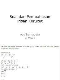 We did not find results for: Materi Dan Contoh Soal Irisan Kerucut Jawabanku Id