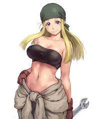 winry rockbell (fullmetal alchemist) drawn by shu-mai | Danbooru
