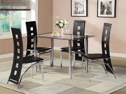 Maybe you would like to learn more about one of these? Black Glass Dining Room Table Set And With 4 Or 6 Faux Leather Chrome New Ebay