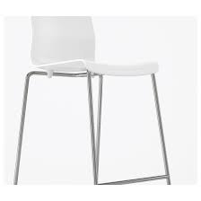 Glenn Bar Stool White Chrome Plated 26 Ikea In 2020 Bar Stools Chrome Plating Ikea Barstools