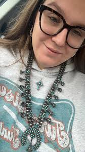 Stamped Squash Blossom Earrings,I make. BLOSSON شر SON PACANA