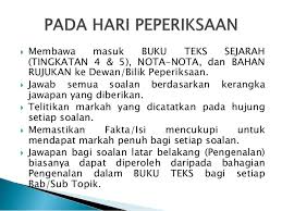 Format Kertas 3 Sejarah Tingkatan 5