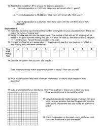Population Lab Exponential Growth And Decay Exponential Growth Growth And Decay Exponential
