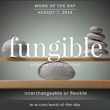 Fungible Is The Wordoftheday Language Merriamwebster Dictionary Wotd Words Matter Unusual Words Words