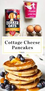 Recipe 3 Ingredient Cottage Cheese Pancakes Recipe Cottage Cheese Recipes Cheese Pancakes Cottage Cheese