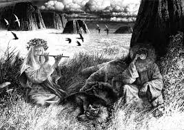 Вересковый мед, достоин широкого распространения и употребления благодаря необычному вкусу и уникальному составу. Soobshestvo Illyustratorov Illyustraciya R L Stivenson Vereskovyj Med 5