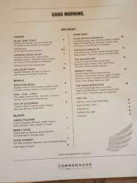 Also they have a store with a lot of interesting things. Breakfast Menu Picture Of Common Good Cafe Barrie Tripadvisor