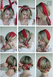 This cute and stunning fishtail braid is already super lovely and gives a chic appearance to any. Shoulder Length Hair Bandana Hairstyles Short Hair Novocom Top