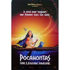 Pocahontas (dessin animé, 1995) — pocahontas (film, 1995) pour les articles homonymes, voir pocahontas (homonymie). Pocahontas French Movie Poster 15x21 95 Walt Disney Classic