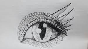 Dragon Eye Pencil Sketch By Tryphina Deviantart Eye Pencil Drawing Pencil Drawings Dragon Eye