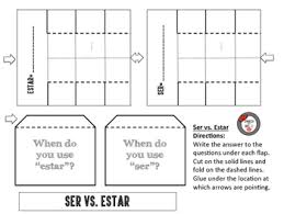 Ser And Estar Worksheets Teaching Resources Teachers Pay