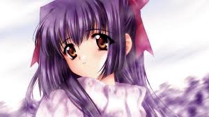 Maybe you would like to learn more about one of these? Download Wallpaper 1366x768 Anime Girl Brunette Cute Eyes Tablet Laptop Hd Background